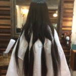 ヘアドネーションの為にカットに来てくれました