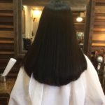 ヘアドネーションの為にカットに来てくれました